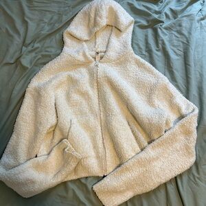 SKIMS Cream Sherpa Jacket
